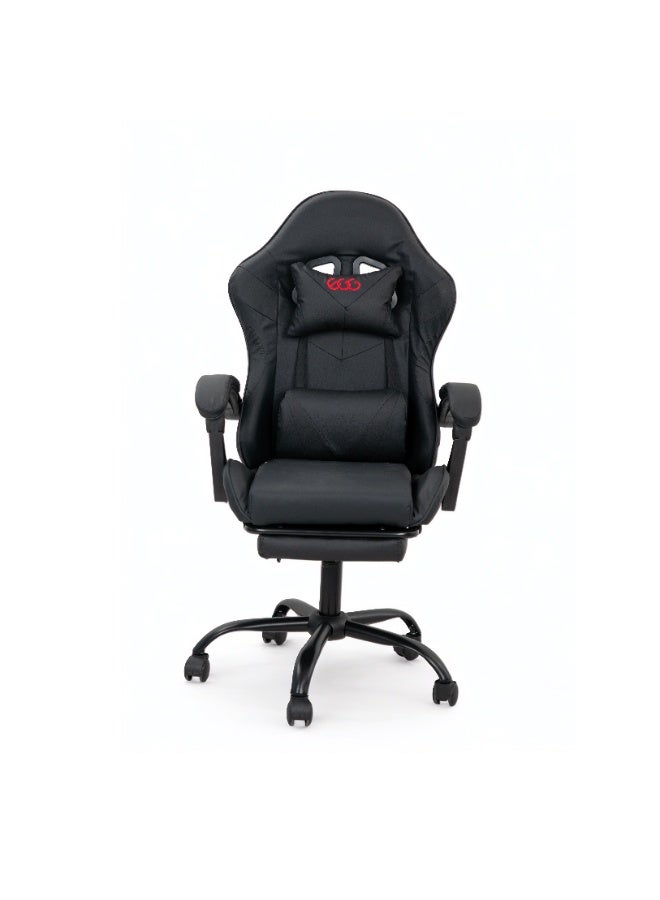Multi Home Furniture Black Gaming Chair - Ergonomic Chair & Recliner Chair with Footrest, Racing Style Office Chair with Lumbar Support & Head Pillow, 360° Swivel Computer Chair - Image 2